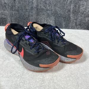 Nike Pegasus Trail 3 GTX Black Bright Crimson Swoosh Womens Size 7.5 DC8794-002